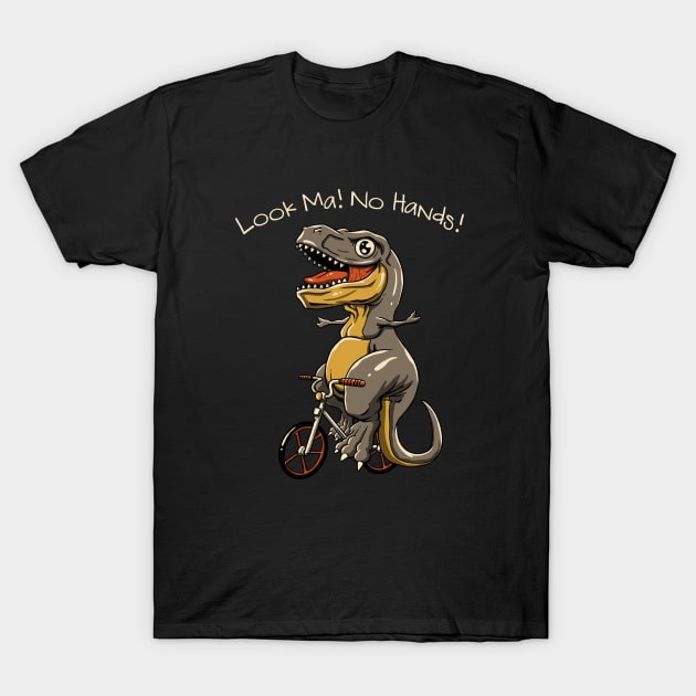 Look, Ma! No Hands! T-Shirt by Vincent Trinidad Art